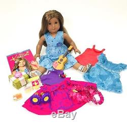 American Girl Kanani GOTY with 3 outfits, 1 Book, Ukelele, and Snack Package