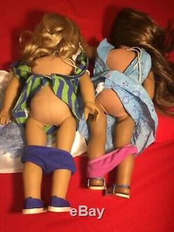 American Girl Kanani & Lanie + Extras Lot Nice