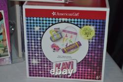 American Girl- Kavi 18 Doll, Yoga, Bollywood, Pj Outfits & Accessories-nib
