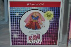 American Girl- Kavi 18 Doll, Yoga, Bollywood, Pj Outfits & Accessories-nib