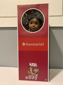 American Girl Kaya Doll in meet outfit, 2 books and dog Tatlo