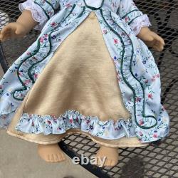 American Girl Kirsten Doll with Grey Cat and Kitten Silver/Gold Kimono Outfit