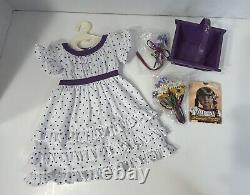 American Girl Kirsten Midsummer Outfit Complete with Dress, Basket, Flowers RARE