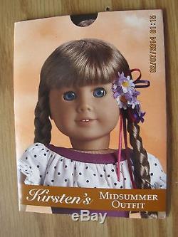 American Girl Kirsten Midsummer Outfit RETIRED COMPLETE Box New in Box NIB