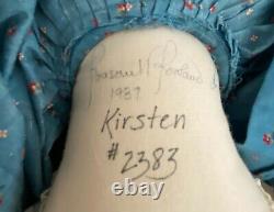 American Girl Kirsten (Pleasant Company) numbered #2383 signed 1987 original box