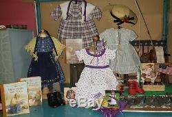 American Girl Kirsten White Body Doll&Accessories Huge Lot Rare Collectors Items