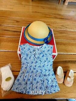 American Girl Kit Beforever Play Dress Hat Shoes Nib Free Shipping Retired