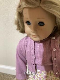 American Girl Kit Kittredge Doll And Mini doll, School Girl+Birthday Dress