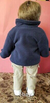 American Girl LOGAN EVERETT -1st Boy 18 Doll Retired 2017 XLNT Condition