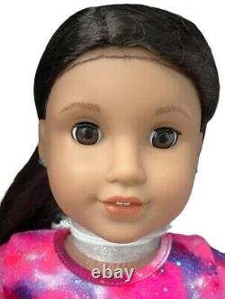 American Girl LUCIANA VEGA DOLL BOOK Girl of the Year Astronaut Pierced ears