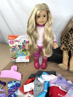 American Girl Large Lot 18 3 Dolls + Clothing & Accessories