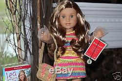 American Girl Lea Clark Doll of the Year &Book Necklace & Messenger Bag LEAH NIB