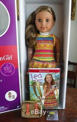 American Girl Lea Clark Girl Of The Year 2016 -18 New In Box With Accessories