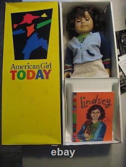 American Girl Lindsey 18 Doll with Meet Outfit, Book, and Stand