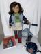 American Girl Lindsey Bergman Girl of The Year 2001 + Book + Accessories! EUC
