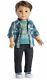 American Girl Logan 18 Doll New in Box Sold Out In AG