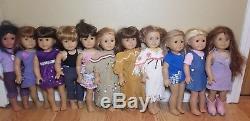 American Girl Lot Of 17 Dolls