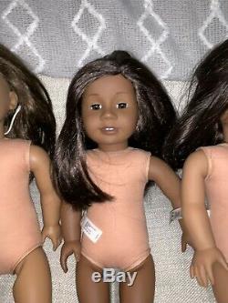 American Girl Lot of 3 African-American Dolls