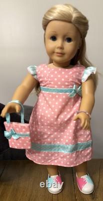 American Girl Lot of 4 Dolls Mary Ellen, Isabelle, McKenna, Truly me #23 Retired
