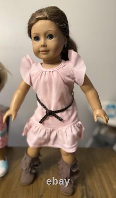 American Girl Lot of 4 Dolls Mary Ellen, Isabelle, McKenna, Truly me #23 Retired