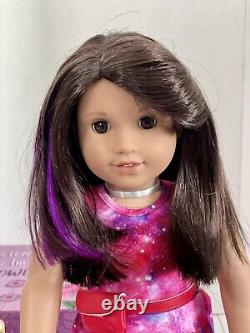 American Girl Luciana GOY 2018 Dressed in Her Meet Dress & her Robot Dog & Book