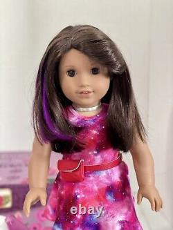 American Girl Luciana GOY 2018 Dressed in Her Meet Dress & her Robot Dog & Book