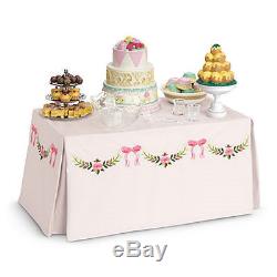 American Girl MARIE GRACE BANQUET TABLE & TREATS 18 Dolls Furniture Retired NEW