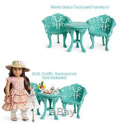 American Girl MARIE GRACE COURTYARD FURNITURE for 18 Dolls Historical Patio NEW