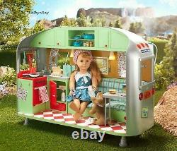 American Girl MARYELLEN'S AIRSTREAM TRAVEL TRAILER Camper complete NO DOLL, DOG