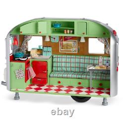 American Girl MARYELLEN'S AIRSTREAM TRAVEL TRAILER Camper complete NO DOLL, DOG