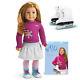 American Girl MIA DOLL + Performance SKATES + book FAST Same Day SHIPPING