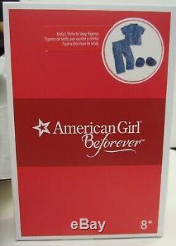 American Girl MOLLY DOLL BOOK PAJAMAS and ACCESSORIES Beforever NRFB