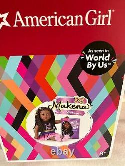 American Girl Makena Williams 18 Inch Doll & Book World By Us Collection