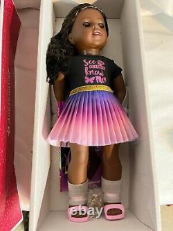 American Girl Makena Williams 18 Inch Doll & Book World By Us Collection