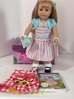 American Girl Mary Ellen Dressed in her Meet Outfit & Book