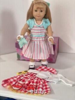 American Girl Mary Ellen Dressed in her Meet Outfit & Book