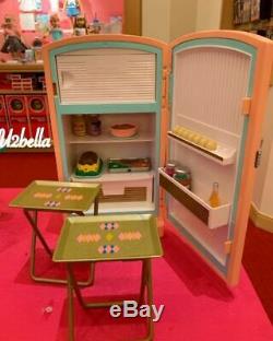 American Girl Maryellen's Refrigerator Fridge & Food Set for Dolls NEW IN BOX