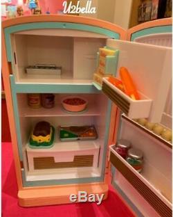 American Girl Maryellen's Refrigerator Fridge & Food Set for Dolls NEW IN BOX