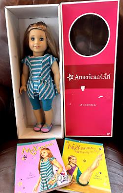 American Girl McKENNA 18 Doll Girl of the Year 2012 + 2 Books NEWithREAD