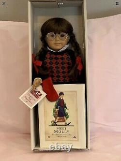 American Girl Molly Pleasant Company New, Never Removed From Box! & Paperwork