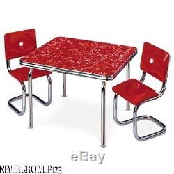 American Girl Mollymolly's Chrome Table & Chairsnib