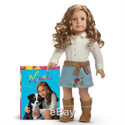 American Girl NICKI DOLL + BOOK authentic FAST SHIP hard to find Nikki