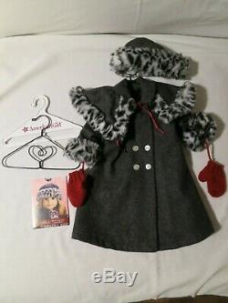 American Girl Nellie O'Malley Dress with Floral Hat, Winter Coat, Pjs, Book