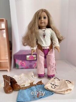 American Girl Nicki Dressed in Her Riding Outfit. Comes with Her Meet Outfit