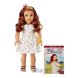 American Girl Of Year BLAIRE DOLL 2019 Meet Outfit Bracelet Hair Flower BOX NEW
