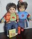 American Girl PC Bitty Baby Twins Brown Boy Girl Dolls Playdate Outfit EUC Mint