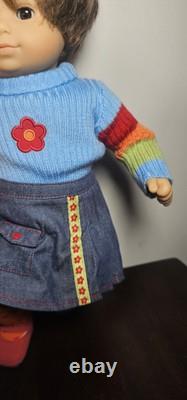 American Girl PC Bitty Baby Twins Brown Boy Girl Dolls Playdate Outfit EUC Mint