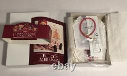 American Girl/ Pc Doll Felicity Signed With Certificate And Accessories Lot New