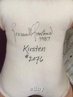 American Girl Pleasant Co Kirsten White Body Signed Pleasant Rowland BOX 1987