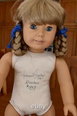 American Girl/Pleasant Company 1987 KIRSTEN doll signed/numbered-original braids